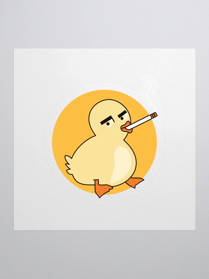 Drag Duck Sticker - For Dark Background product image (2)