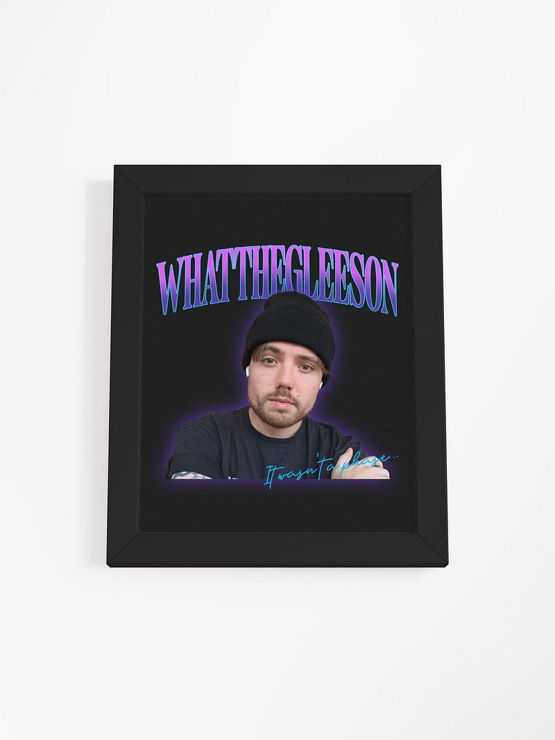 WhatTheGleeson 90s Bootleg Print In Frame