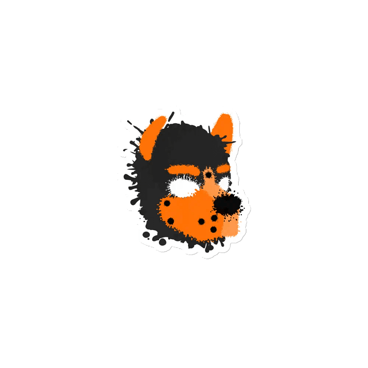 Pup Splatter Magnet - Orange product image (1)