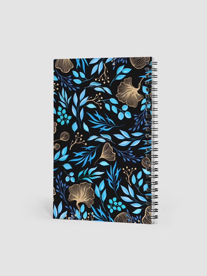 Golden Botanical Spiral Notebook product image (2)