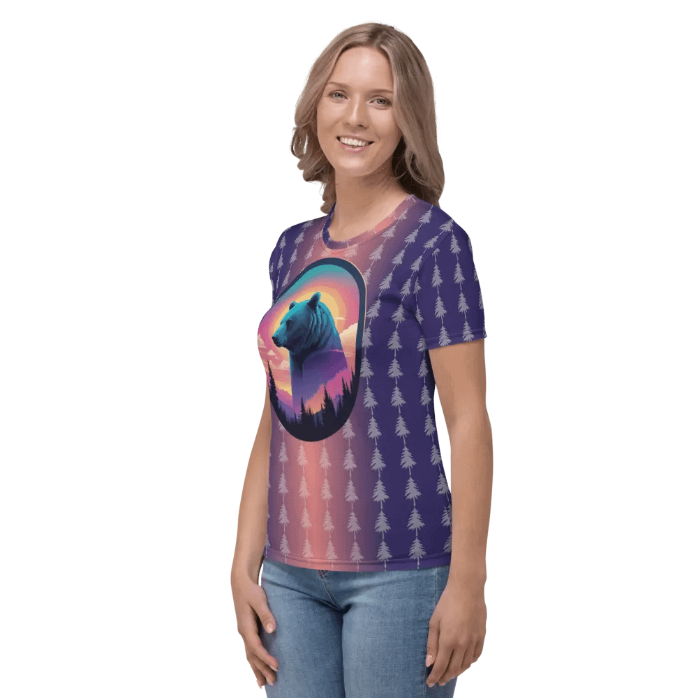 Bear Outdoors All Over Print T-shirt product image (5)