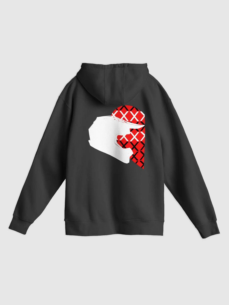 Valentine Matching Off-Road Helmet Heart Hoodie (White-Left) product image (2)