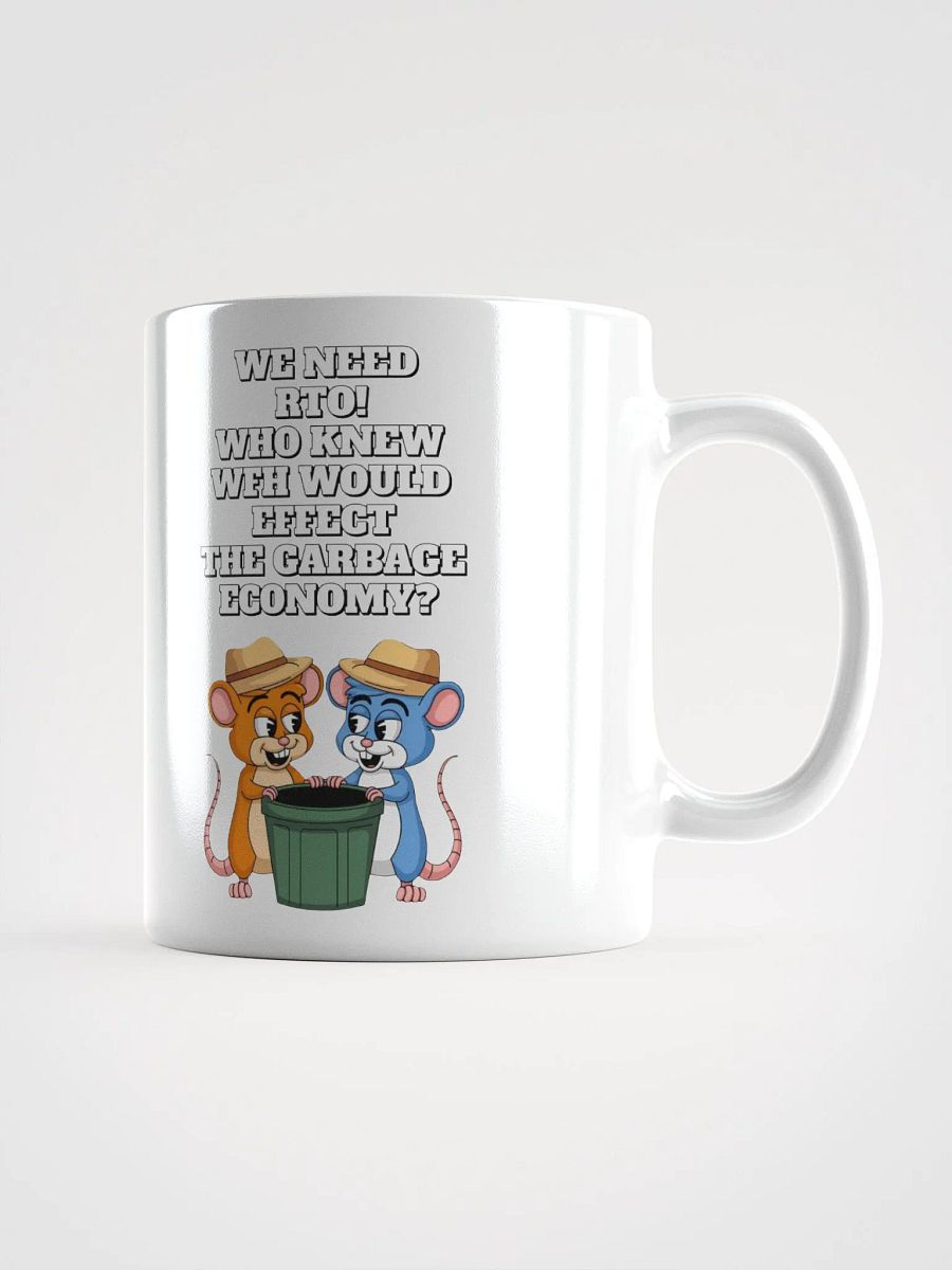 Who Knew WFH Would Effect The Gargabe Economy? White Coffee Mug product image (11)