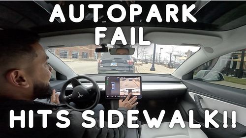 So this happened…🤦🏽‍♂️ video is live, link in bio, go check it out! #ev #tesla #model3 #fsd #fsdbeta