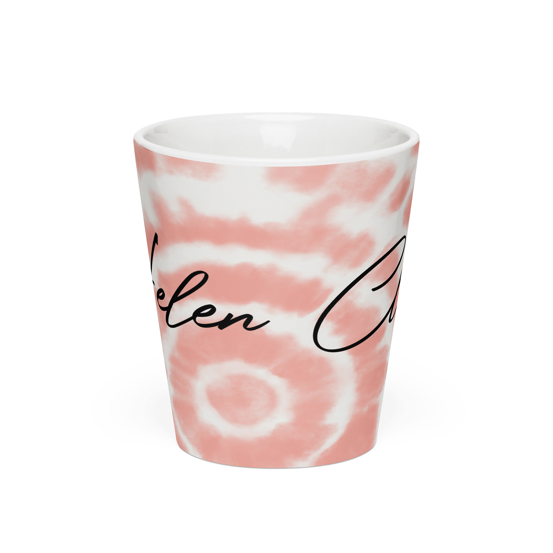 Helen Clarke Pink Tie-Die Latte Mug product image (3)