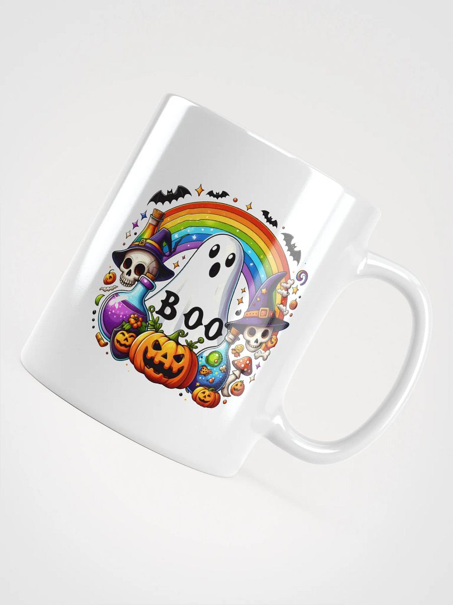 Rainbow Boo Ghost Halloween Coffee Mug product image (12)