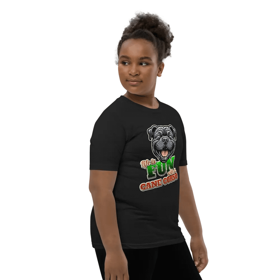 Joyful Cane Corso Youth T-Shirt product image (12)