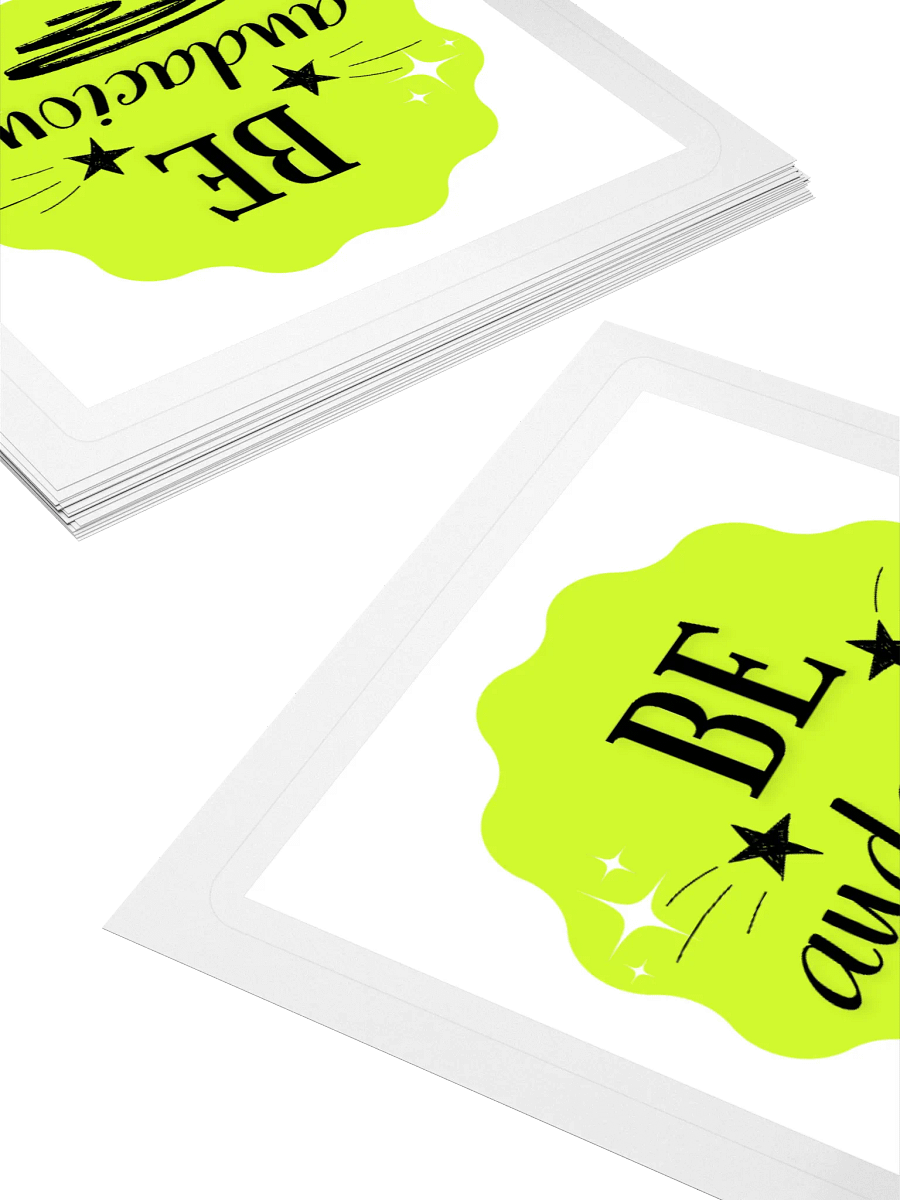 Be Audacious – Bold Spirit 3x3 Sticker product image (4)