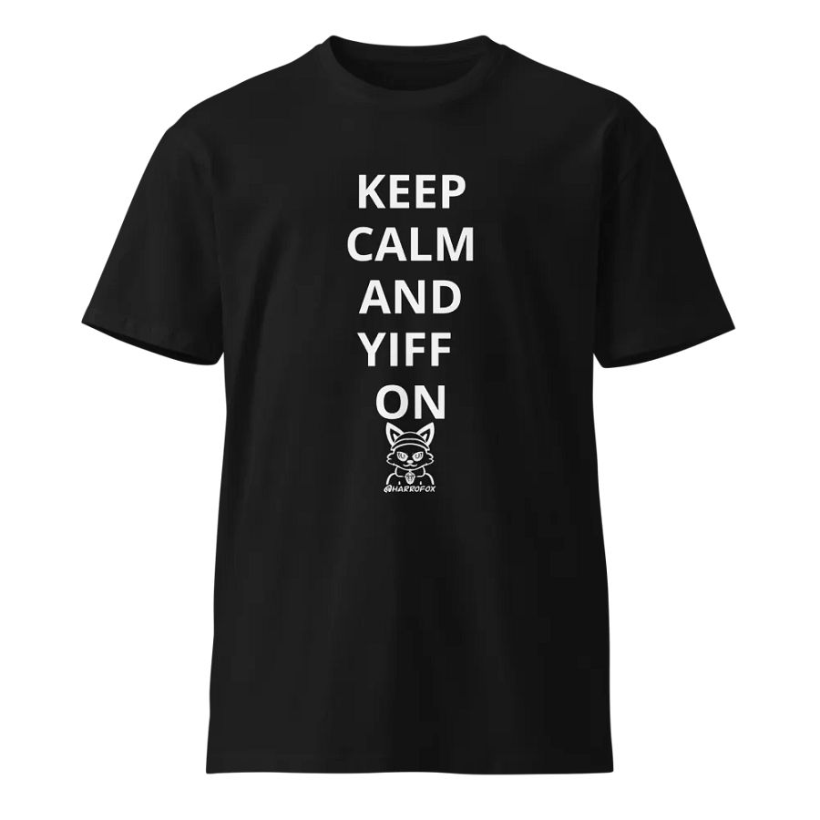 keep clam and yiff on shirt product image (1)