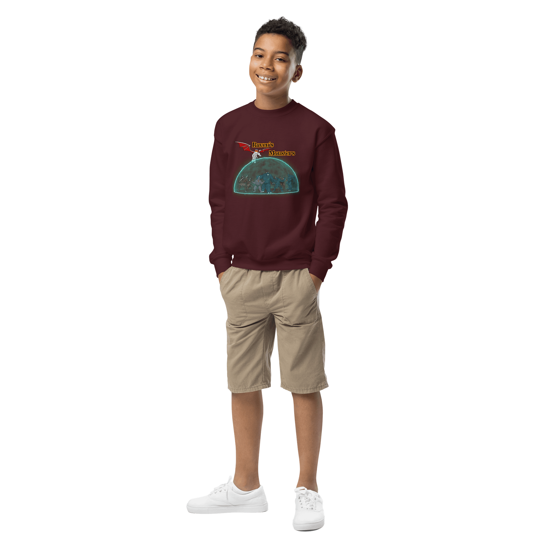 Raven's Monsters Youth Sweatshirt product image (3)