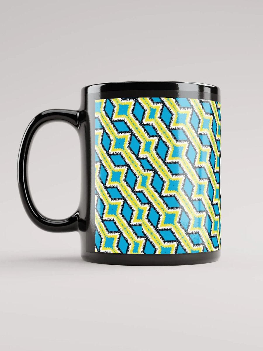 8T Sips Mosaic Black Glossy Mug product image (12)