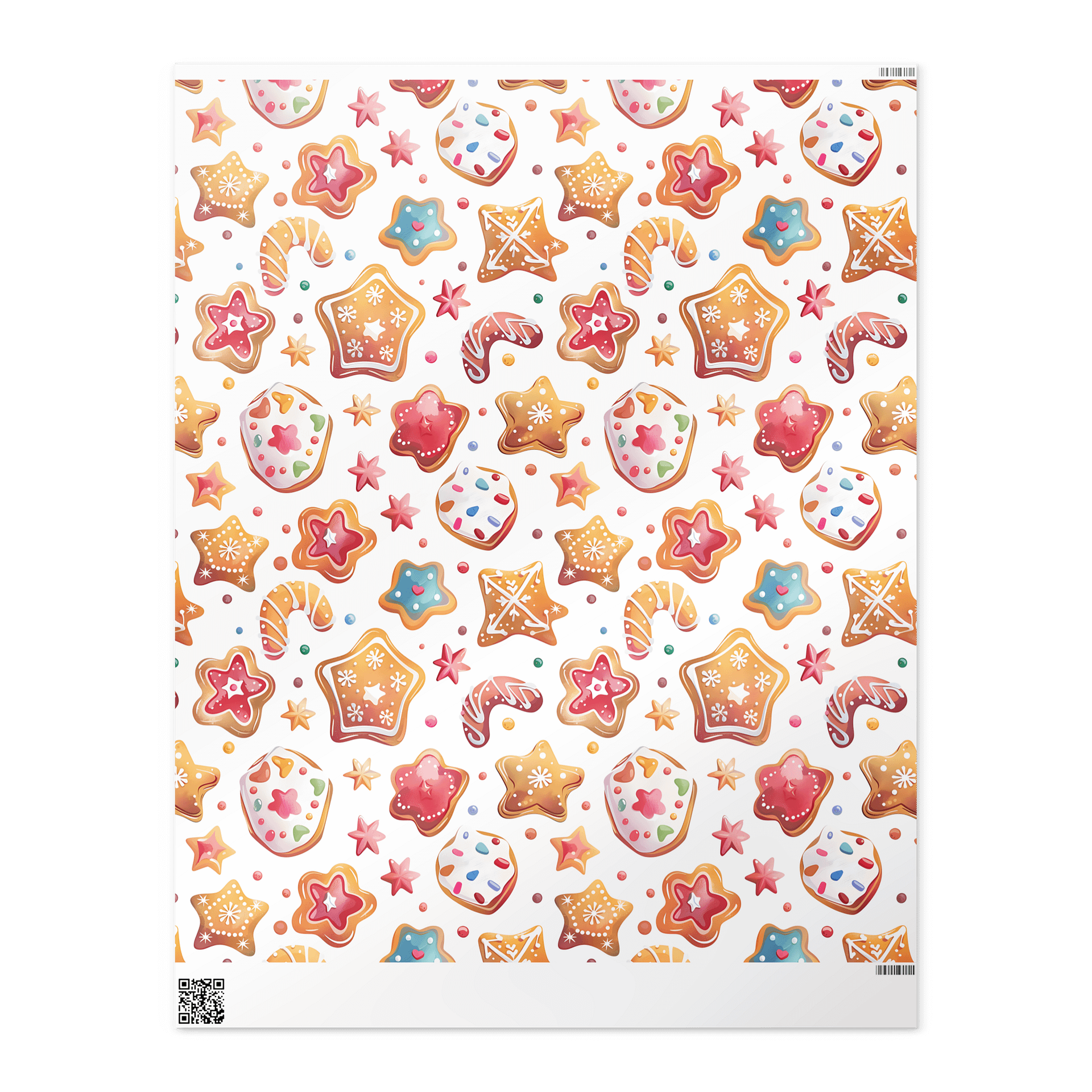 Christmas Star Cookies Wrapping Paper product image (2)