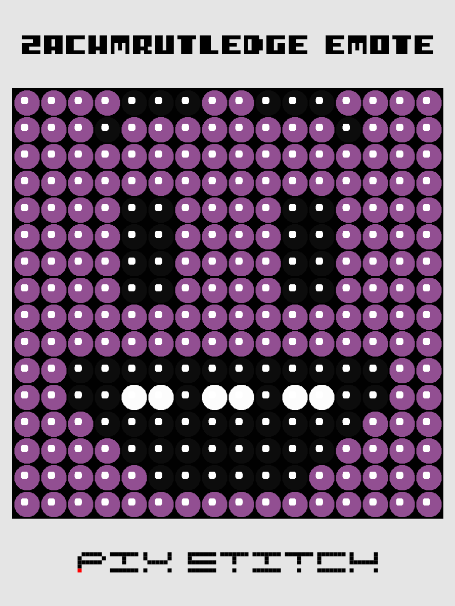 ZachMRutledge Emote Pixel Art product image (1)