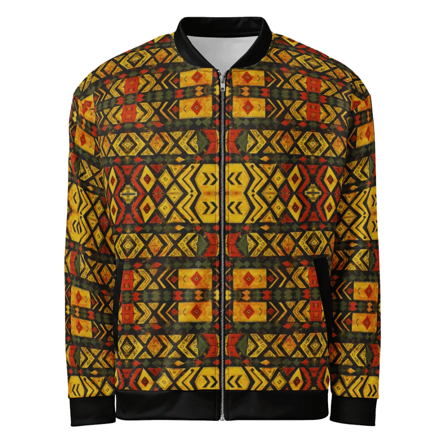 African Tribal Patterns: A Celebration of Culture, All-Over Print Bomber Jacket product image (6)