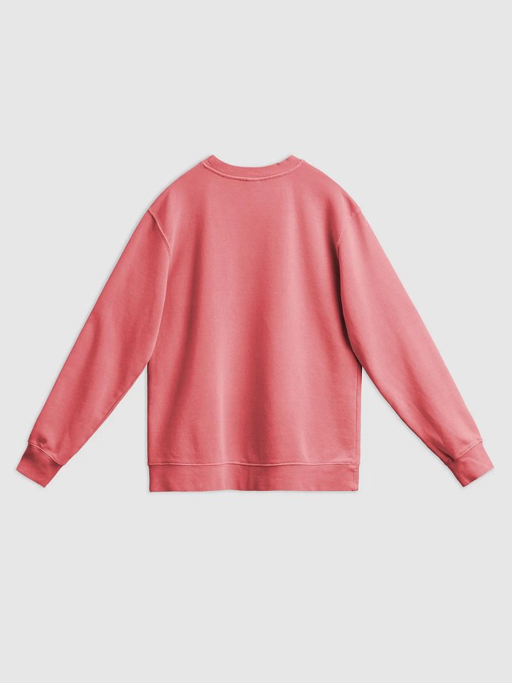 Thick Outline Cuttlefish Crewneck Sweatshirt (pigment dyed) product image (2)