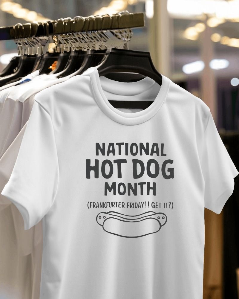 Celebrate National Hot Dog Month T-Shirt product image (1)