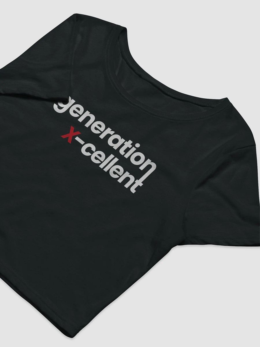 Generation X-cellent Crop Top for Gen X-ers product image (4)