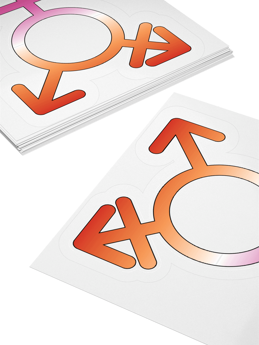 Lesbian Transgender Symbol Sticker product image (12)