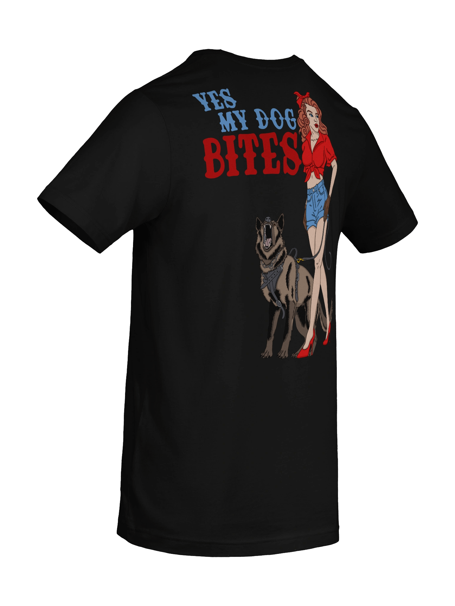 Yes My Dog Bites - Pinup Handler Tee product image (10)