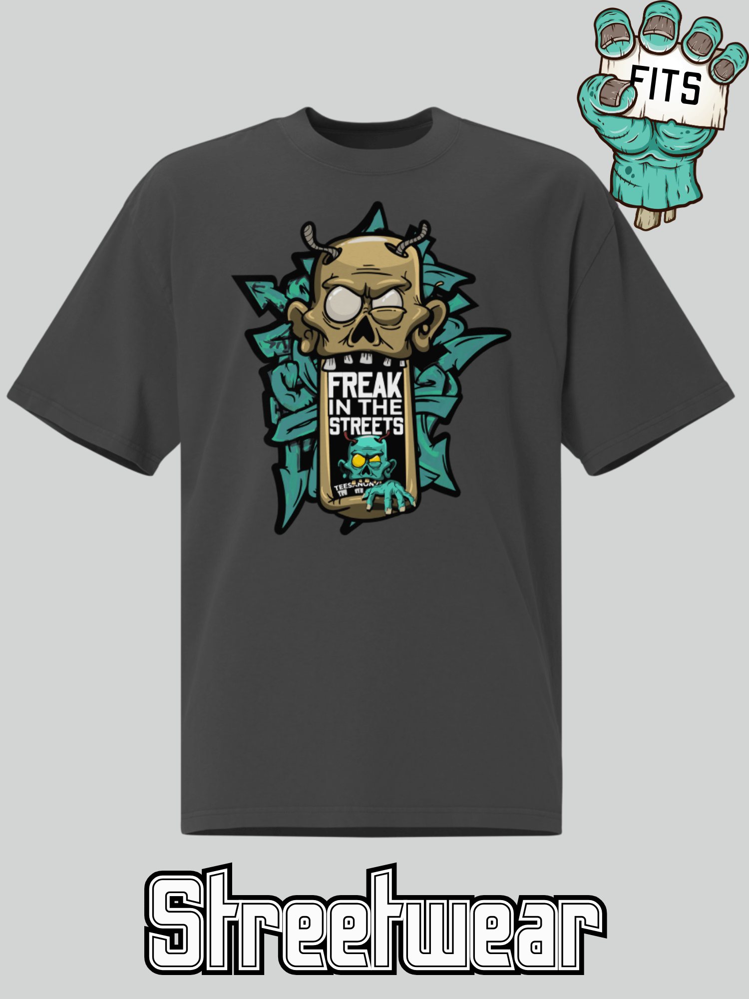Streetwear Graphic Tee – Rise Again by Freak in the Streets product image (1)