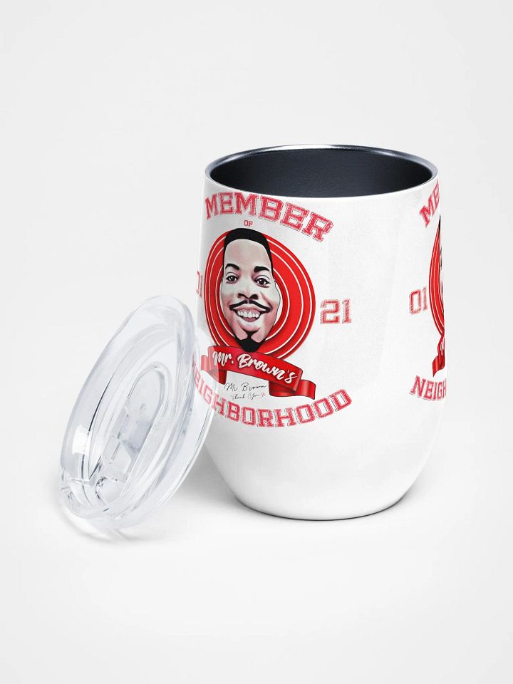 Mr. Brown's Neighborhood Member Wine Tumbler product image (2)