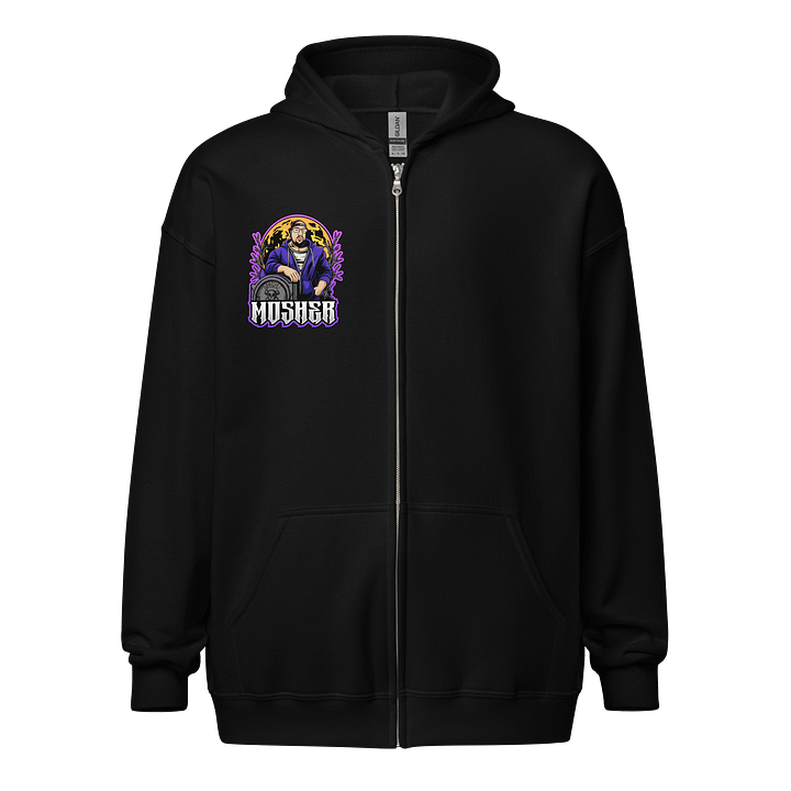 MOSHER GRAVE LOGO ZIP HOODIE product image (1)