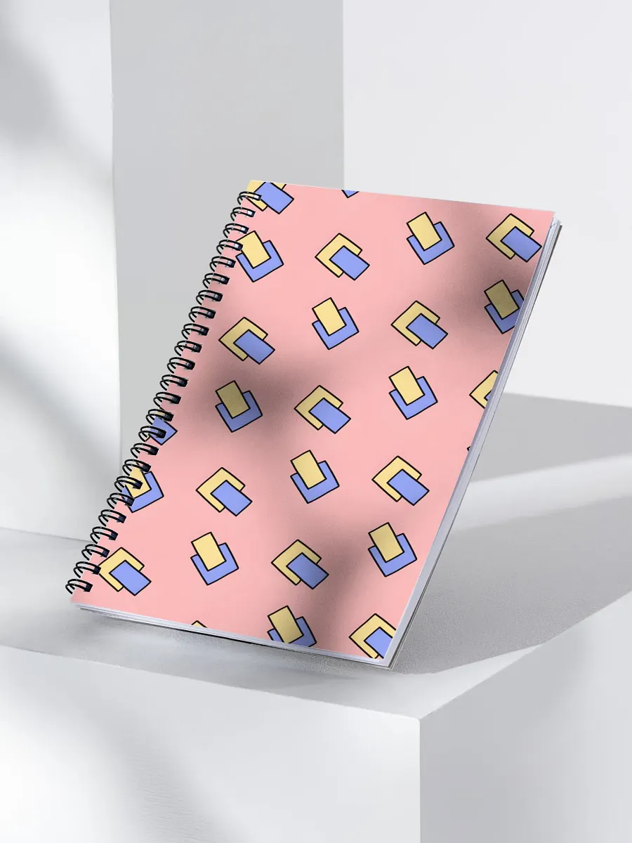 Modern Memphis Note Book - Pink product image (3)