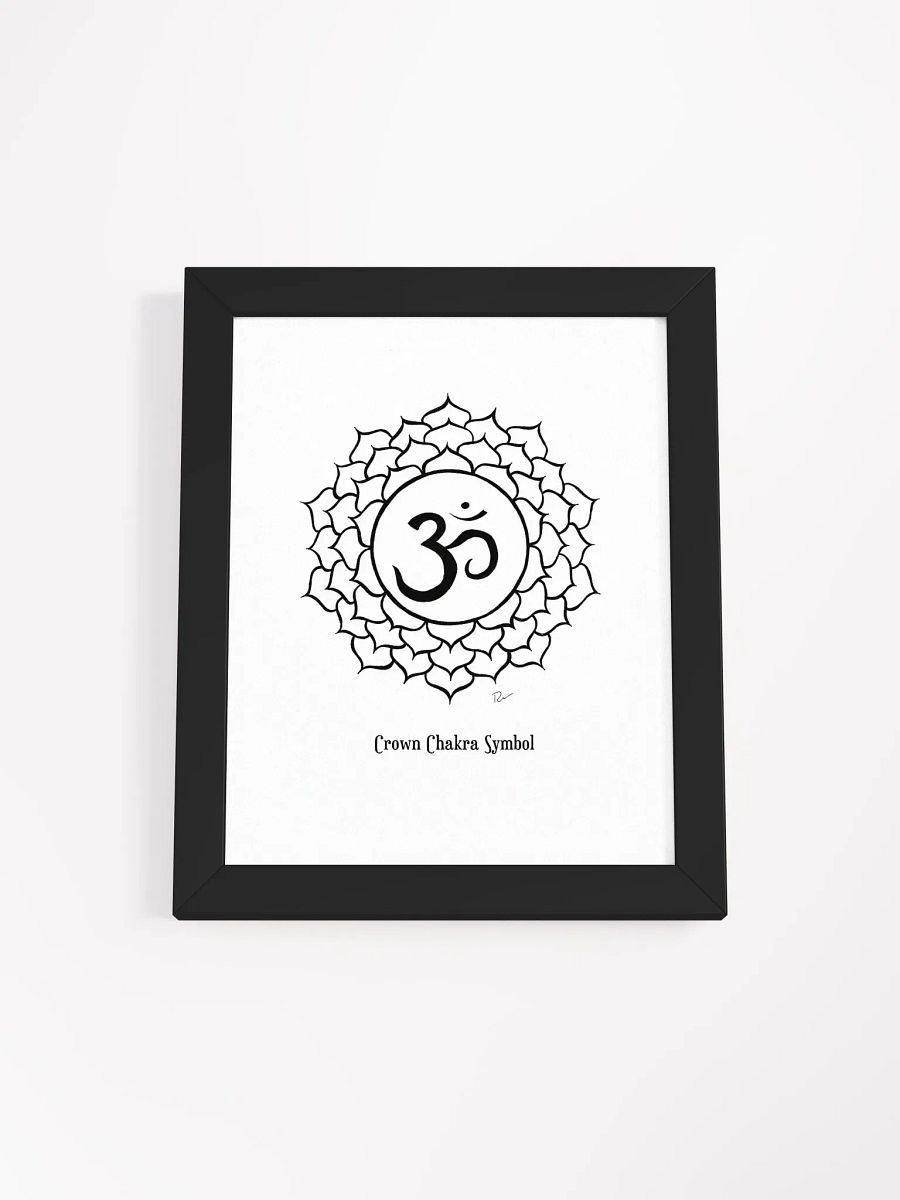 Crown Chakra Symbol Framed Art product image (1)
