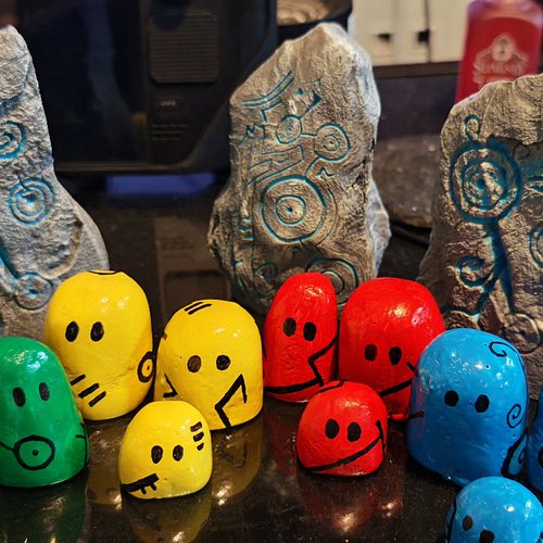 The guardians of the menhirs are complete and will be coming with me to @thegothicmarket next weekend. 

Why not come through...