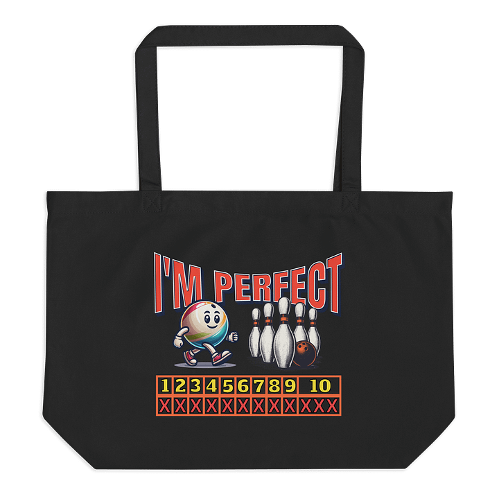 Im Perfect Bowling Strike Eco Tote product image (1)