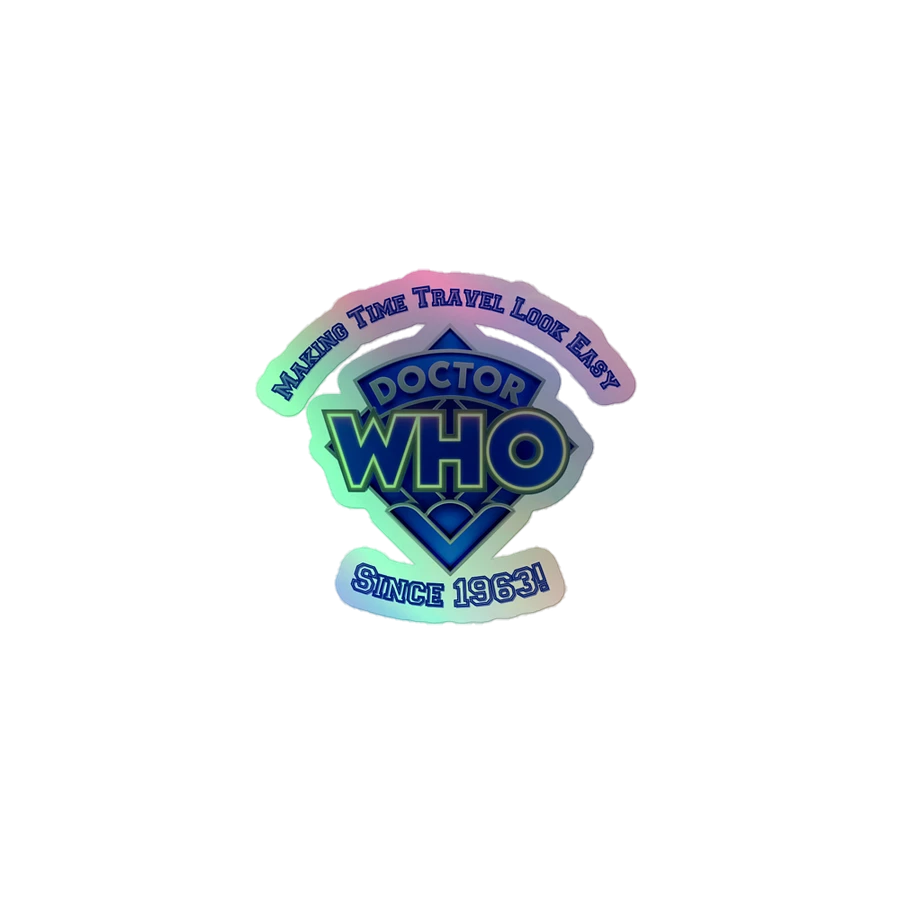 Doctor Who Time Travel Holographic Sticker Sheet product image (1)