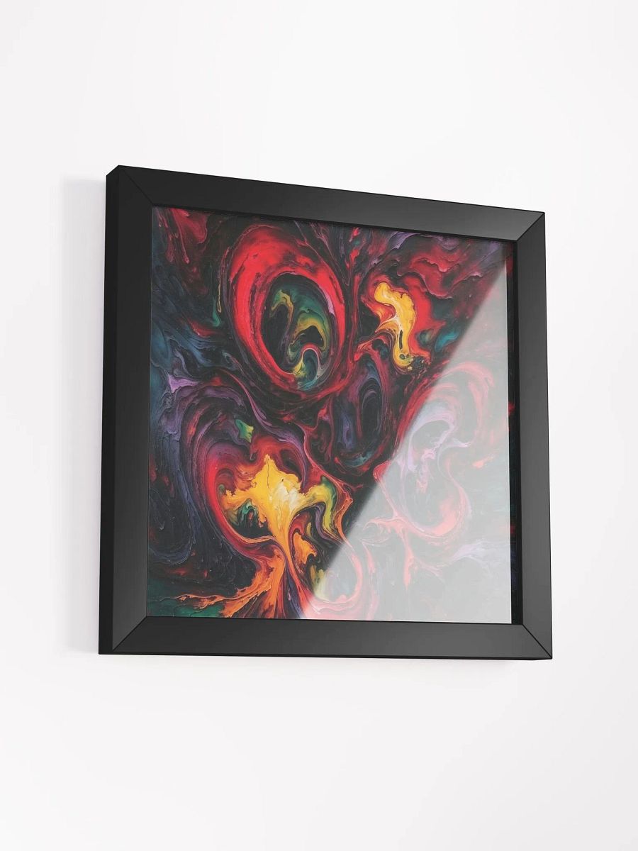 Vibrant Swirls Framed Print product image (3)