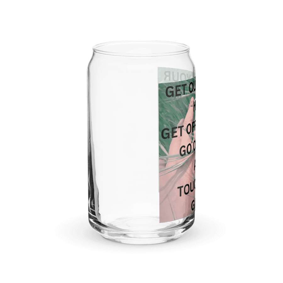 Get Outta Your Head Drink Glass w/straw product image (40)