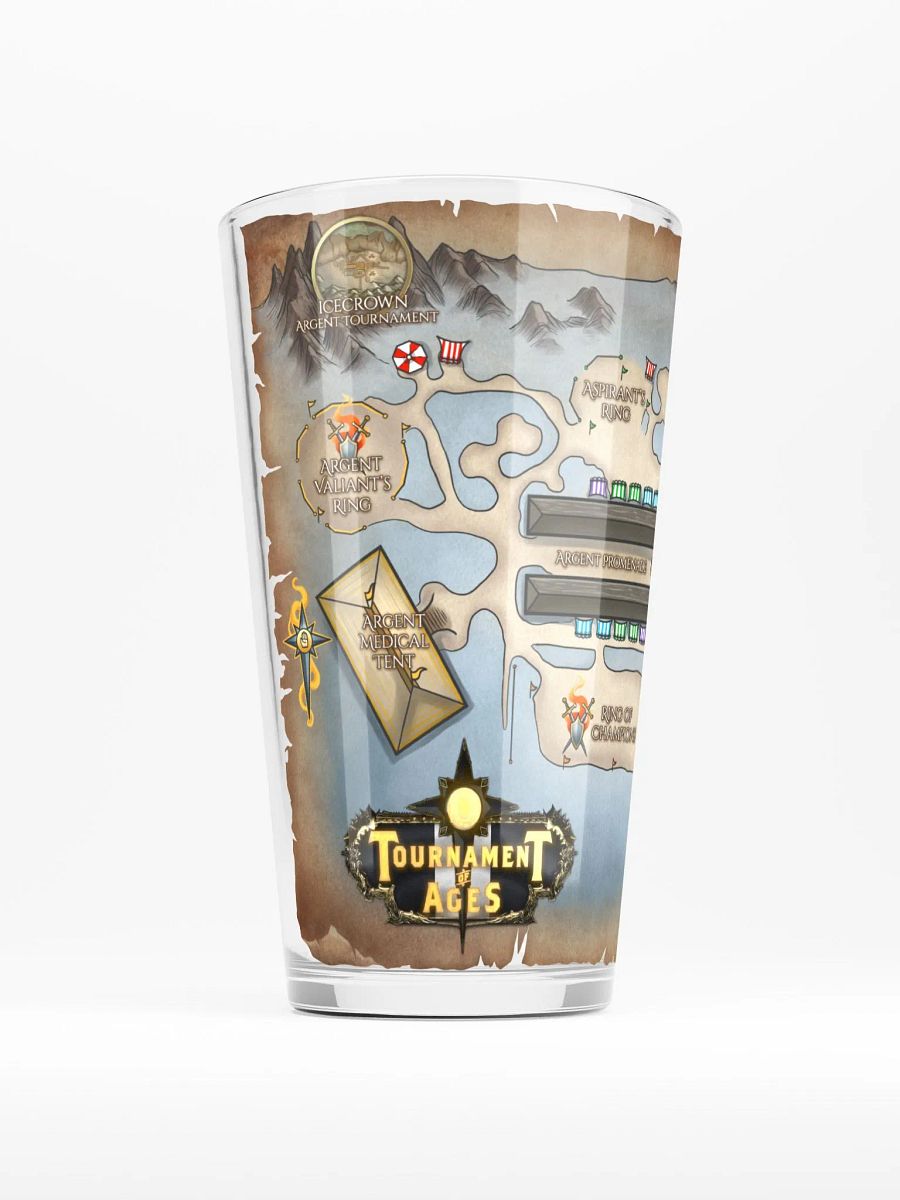 Tournament of Ages - Fairegrounds Map - Pint Glass product image (2)