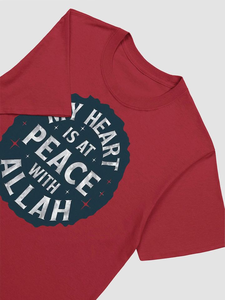 My Heart is at Peace with Allah - Tranquil and Spiritual Graphic Tee product image (2)
