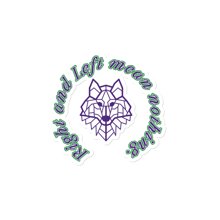 Geometric Wolf Head Die-Cut Magnets product image (2)