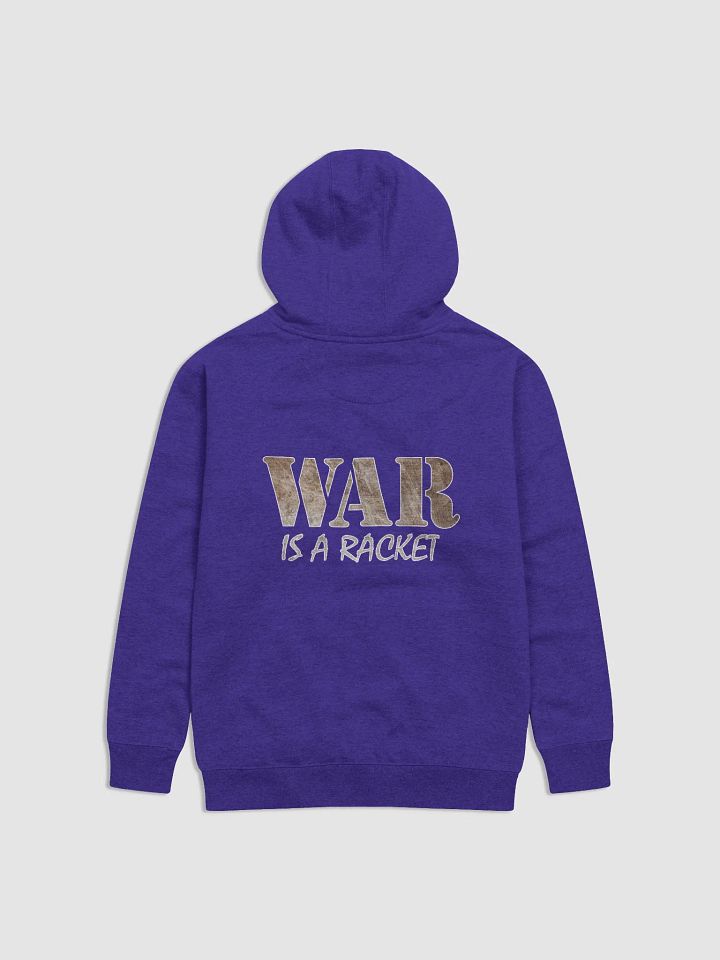War Is A Racket - Metal - Cotton Heritage Unisex Premium Hoodie (Back) product image (1)