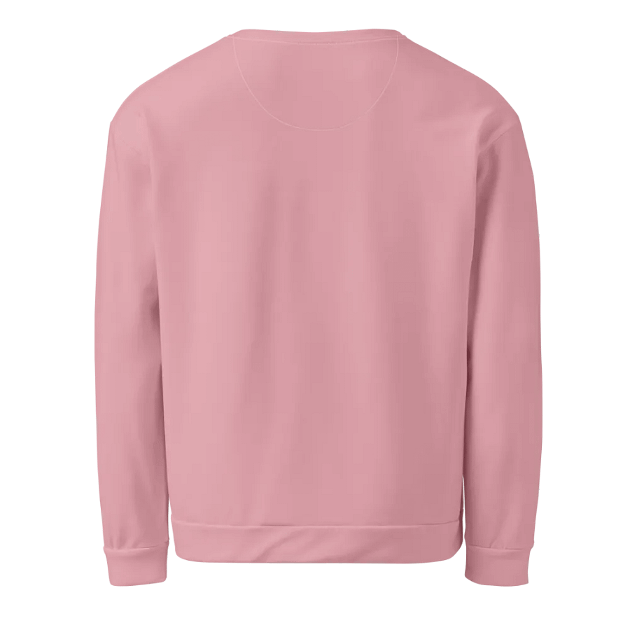 Plain Dusty Light Pink Soft Summer Unisex Recycled Polyester Heavyweight Premium Sweatshirt by Treasure Pie product image (2)