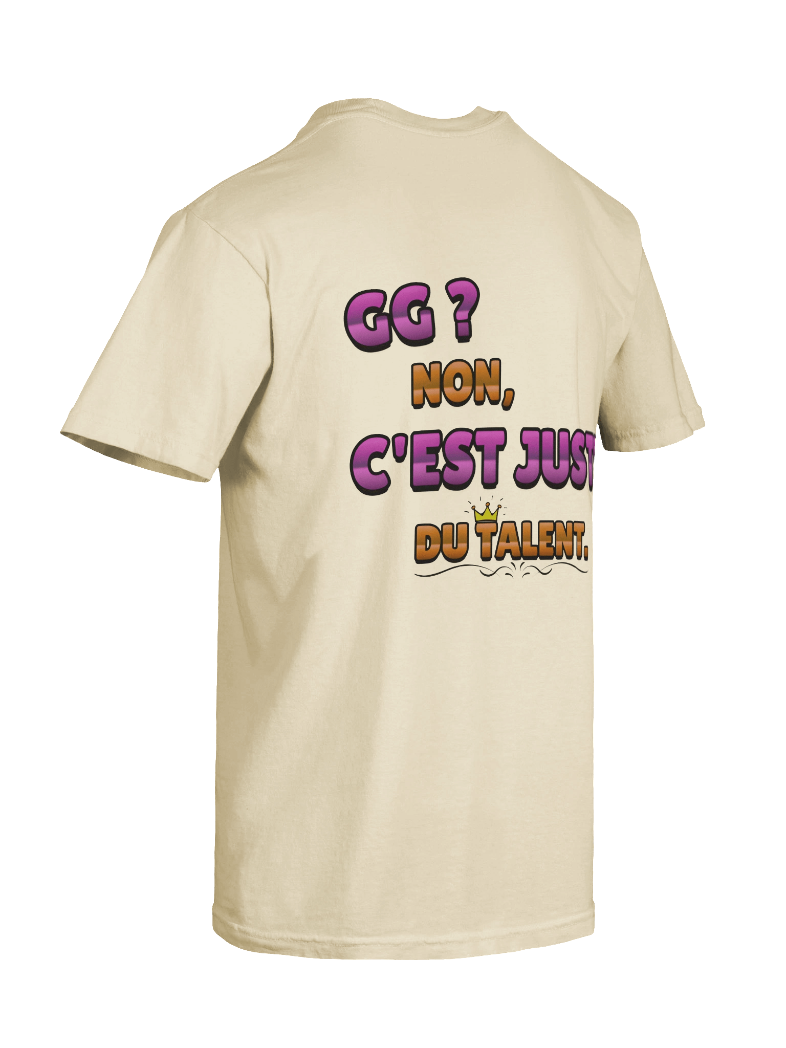 T-shirt "C'est juste du talent" product image (10)