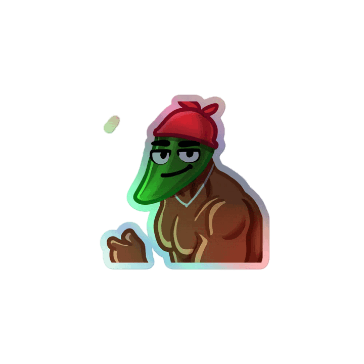 PepperRicardo Holographic Sticker product image (1)