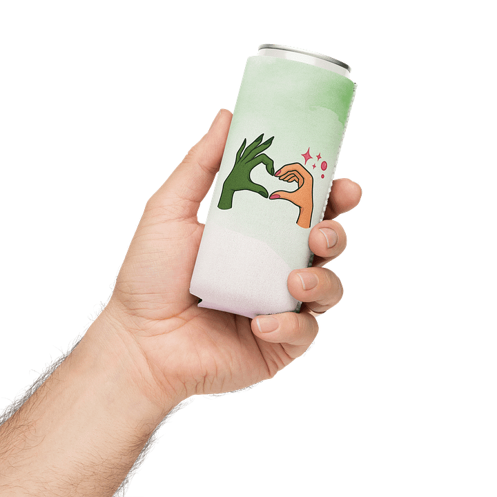 Wicked Can Cooler – Elphaba & Glinda Friendship Art – Theatre Lover Gift product image (1)