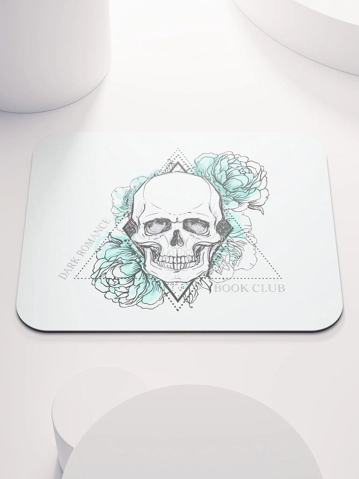 Dark Romance Floral Skull Mousepad product image (1)
