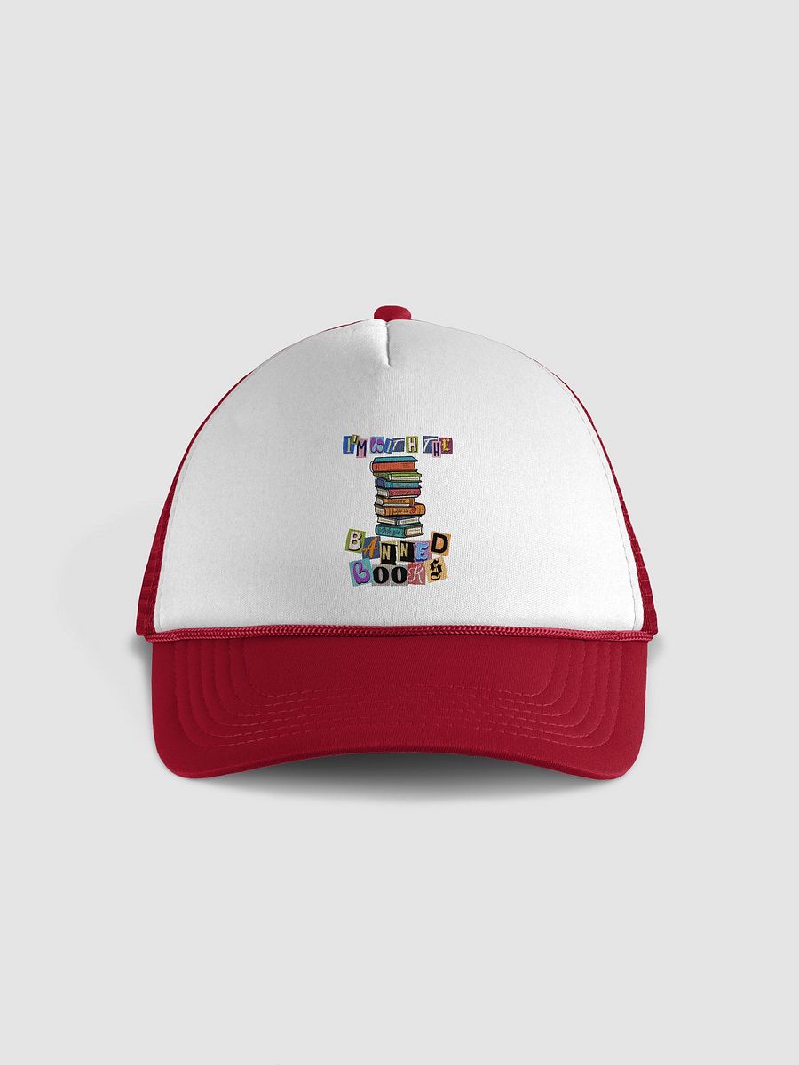 Im With The Banned Books Rebel Reader Trucker Hat product image (5)