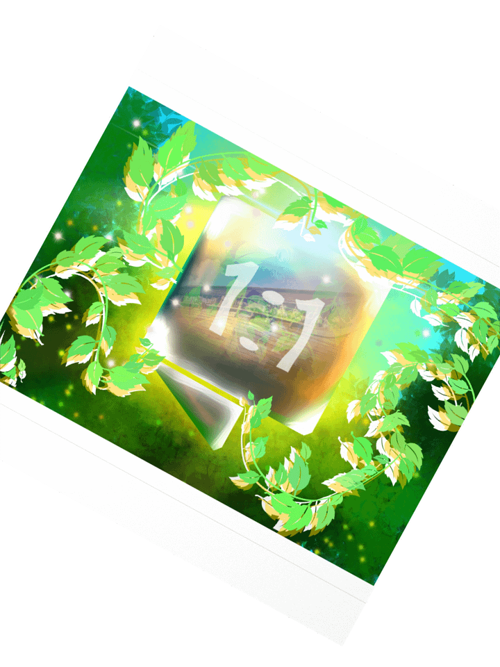 AiG logo - Enhanced Solarpunk Artifact into Kiss Cut Stickers product image (5)