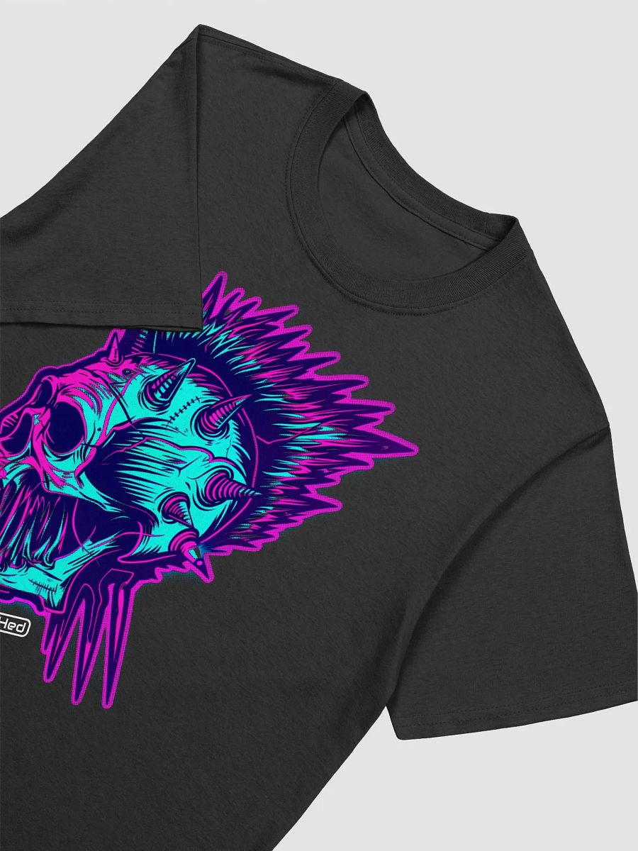 Neon Punk Skull Unisex T-Shirt product image (3)