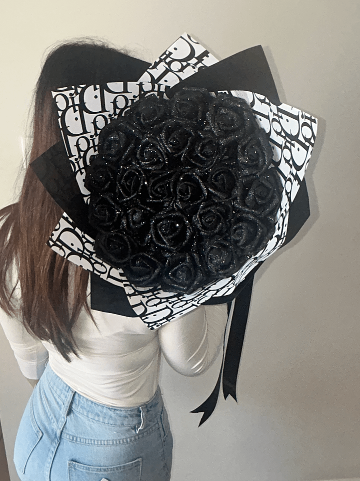 Black Glitter Bouquet product image (1)