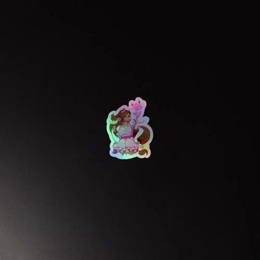 Magical GIrl Michi Holographic Sticker product image (4)