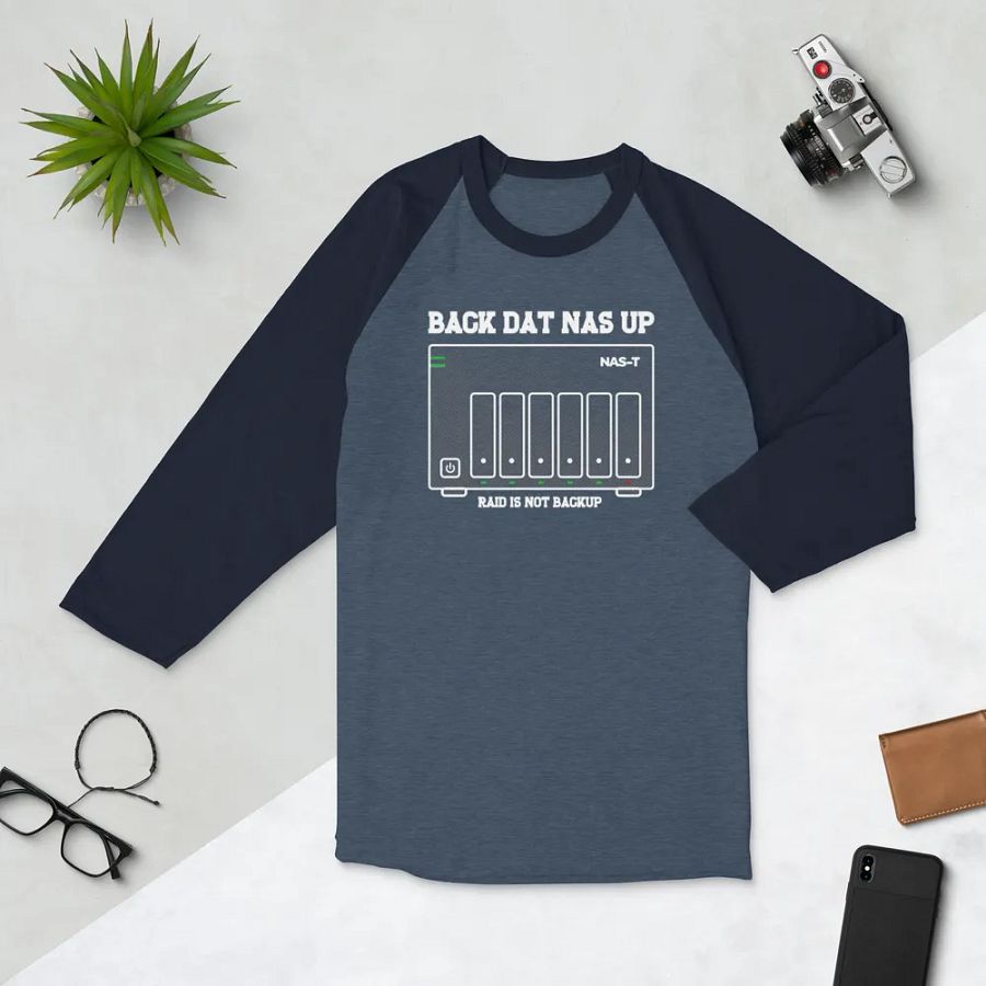 Back Dat NAS Up - Raglan Tee product image (6)