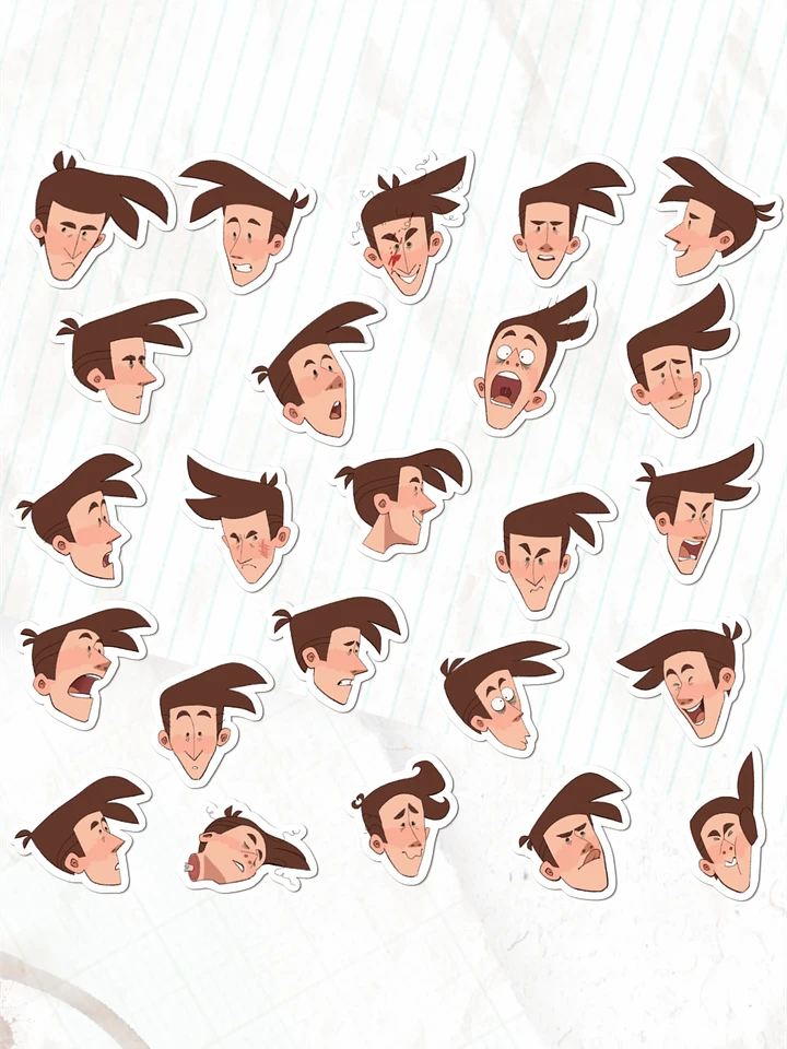 The Many Faces of Niko - STICKER SET product image (1)