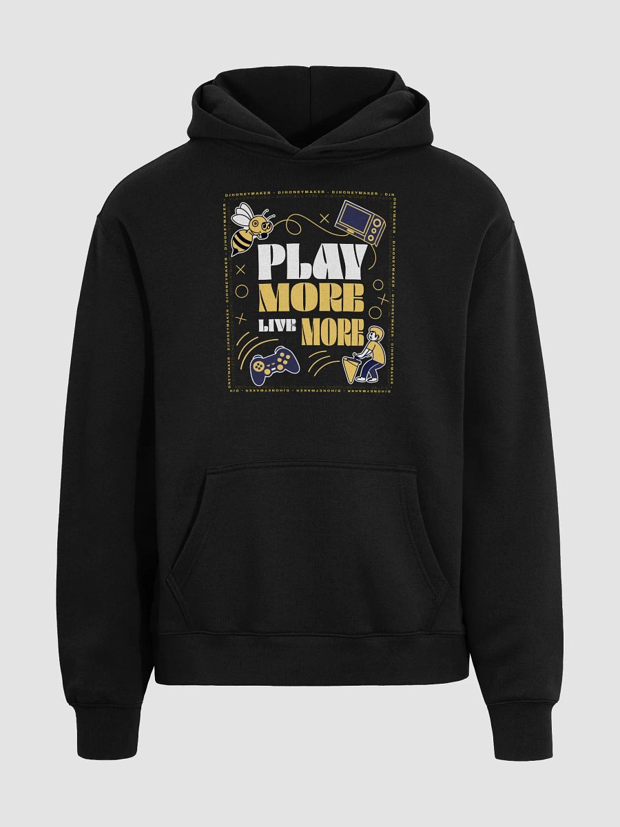 Play More Live More Unisex Premium Oversized Hoodie product image (9)